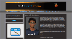 Desktop Screenshot of nbadraftroom.com